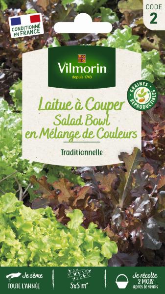 Potagères - Laitue Salad Bowl en mélange - PACKAGING_RECTO